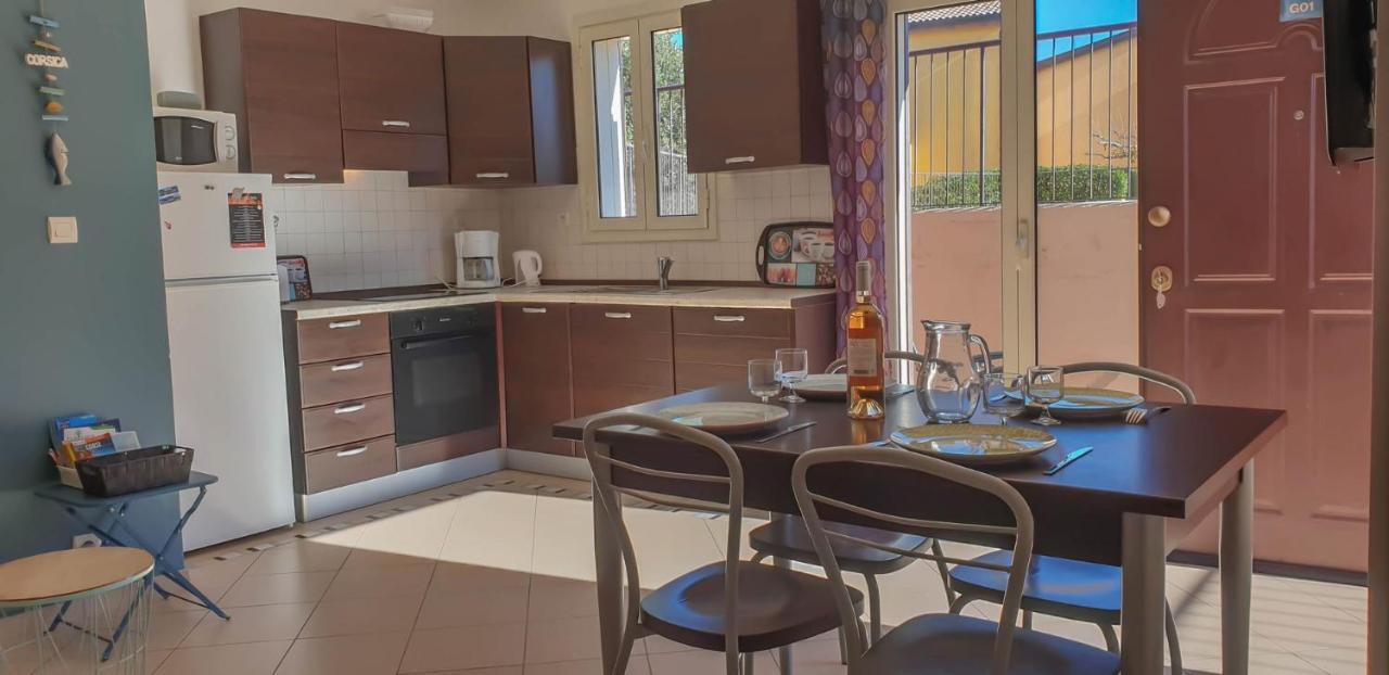 Joli Appartement En Corse Avec Piscine Belgodère Exterior foto